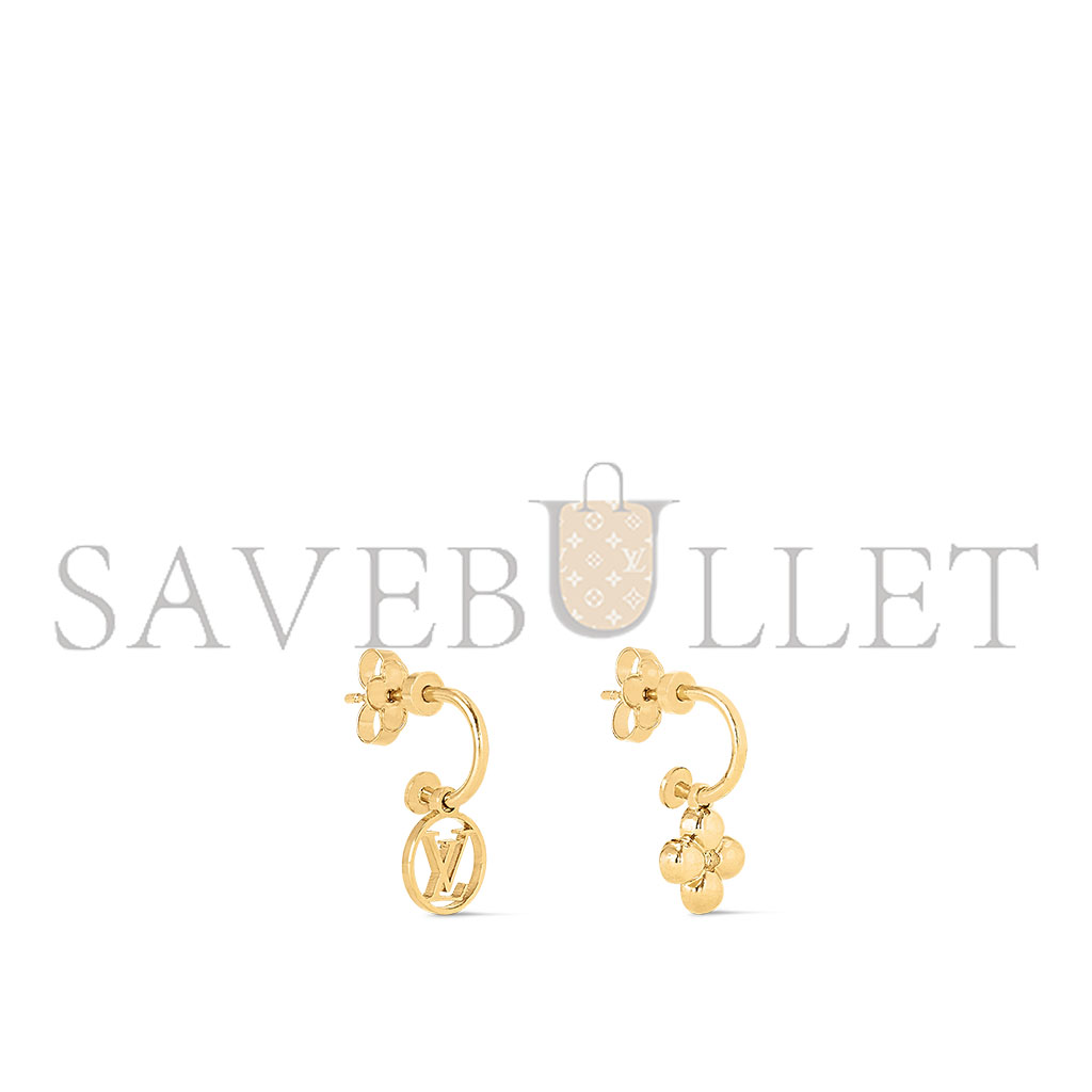 LOUIS VUITTON BLOOMING EARRINGS M64859